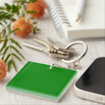 True Green Key Ring<br><div class="desc">The Colour Psychology of Green
Green is a cool colour that symbolises nature and the natural world. Perhaps because of its strong associations with nature,  green is often thought to represent tranquillity,  good luck,  health,  and jealousy.</div>