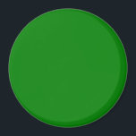 True Green Magnet<br><div class="desc">The Colour Psychology of Green
Green is a cool colour that symbolises nature and the natural world. Perhaps because of its strong associations with nature,  green is often thought to represent tranquillity,  good luck,  health,  and jealousy.</div>