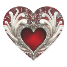 True Heart Valentine's Sticker