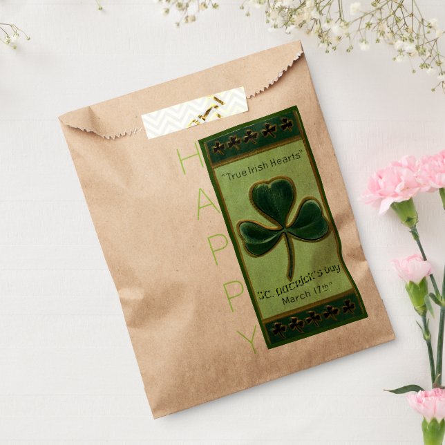 True Irish Heart St Patrick's Day FBag2 Favour Bags (Sealed)