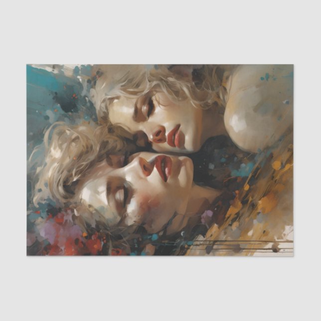 True Lesbian Love Decoupage Tissue Paper (Front)