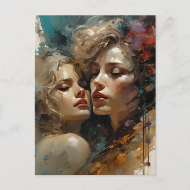 True Lesbian Love Postcard (Front)