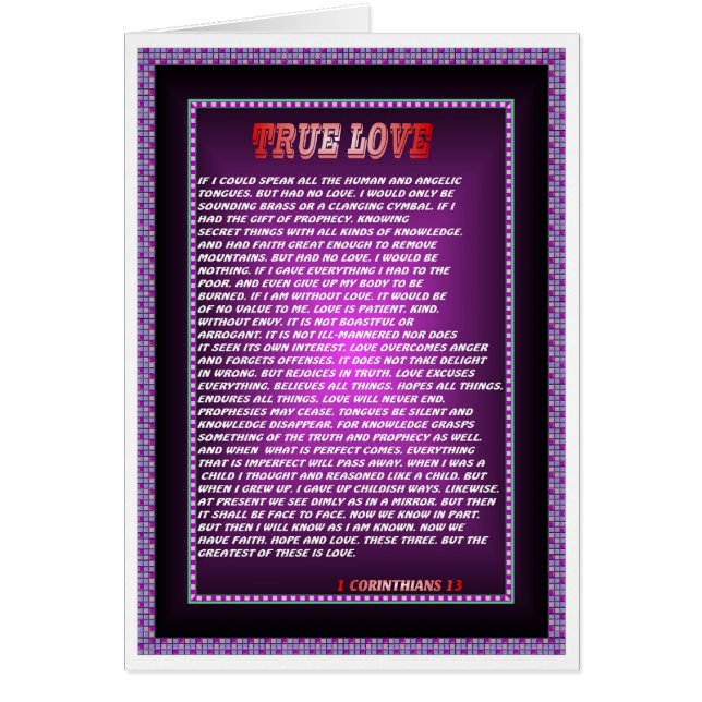 TRUE LOVE (Front)