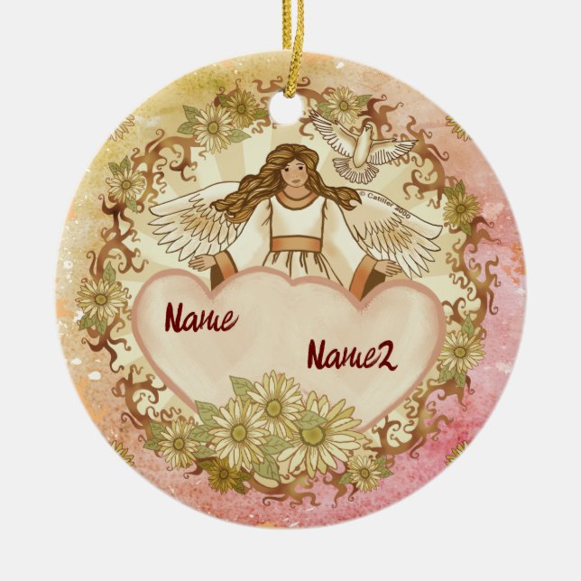 True Love Angel  ornament (Front)