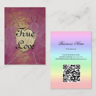 True Love Angel QR-Code Calling Card