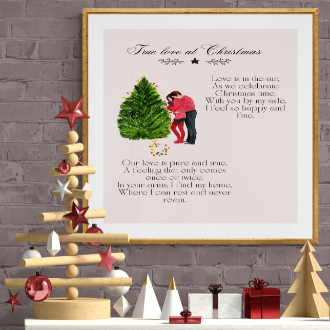 True Love At Christmas Poem Poster (Creator Uploaded)