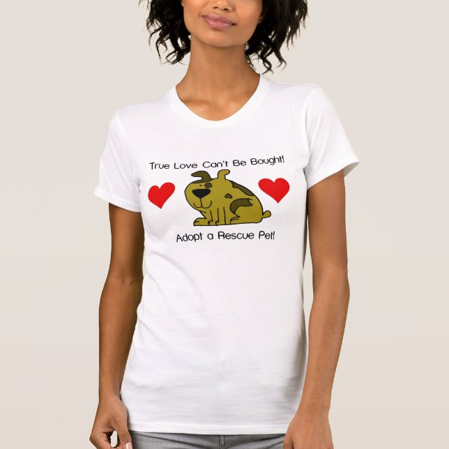 True Love Can't Be Bought - Dog T-Shirt (Front)