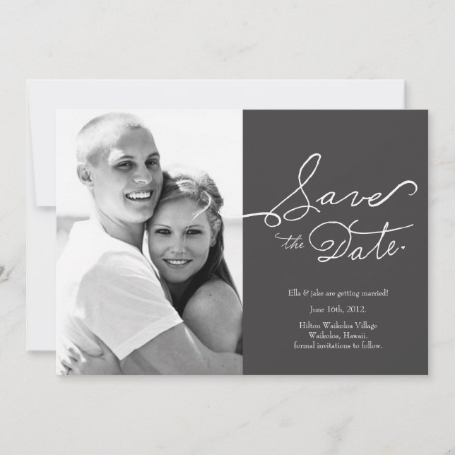 True Love Collection | Save the Date Invitation (Front)