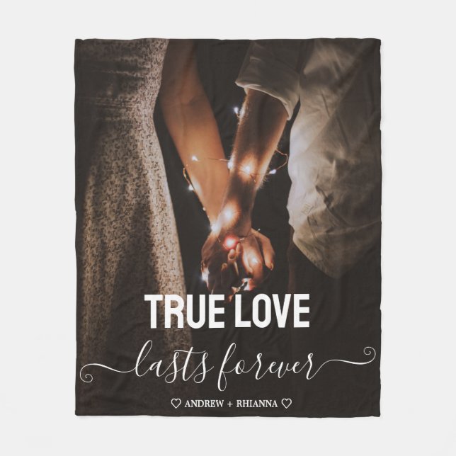 True Love Couple   Fleece Blanket (Front)