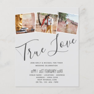 True Love ENGAGEMENT Party Invitations Save Dates