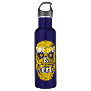 True Love Is Dead, Big Yellow Bearded Skull 710 Ml Water Bottle