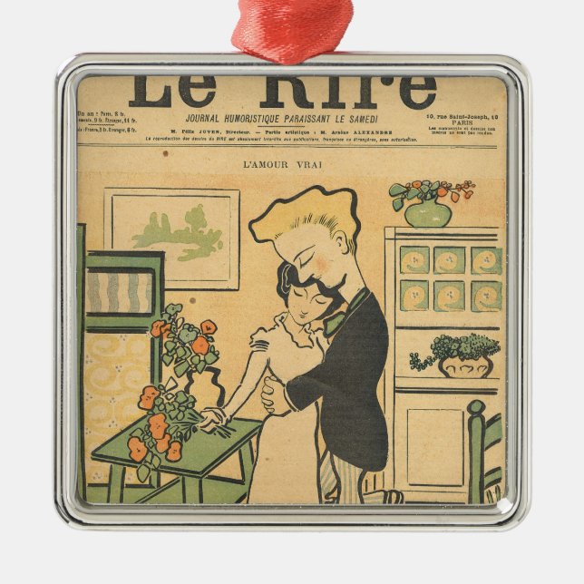 True Love Metal Tree Decoration (Front)