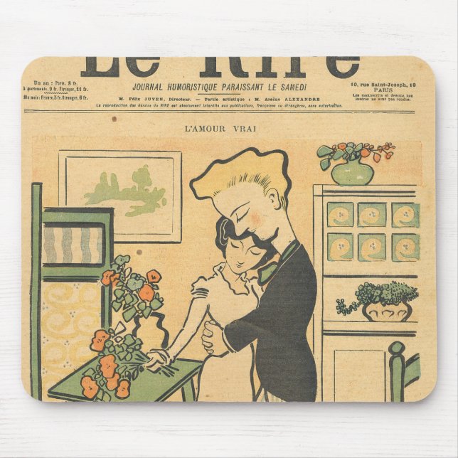 True Love Mouse Pad (Front)