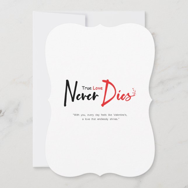 True love never dies (Front)