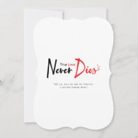 True love never dies