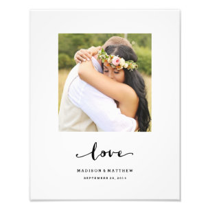 True Love   Personalised Wedding Print