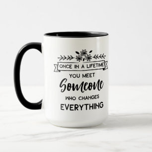 True Love Quote Wedding Engagement Bride Mug