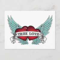 True Love Rockabilly Winged Heart