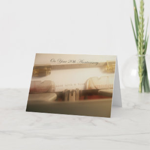 True Love Story 20th Anniversary Card