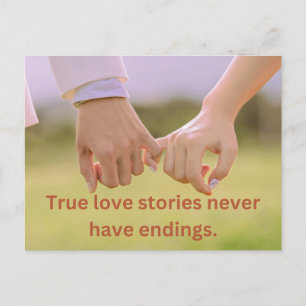 True love valentine's gift holiday card