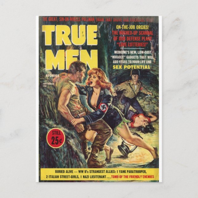 True Men 2 Postcard (Front)