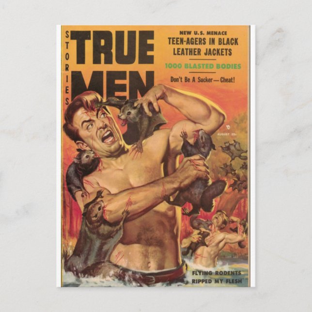 True Men 3 Postcard (Front)
