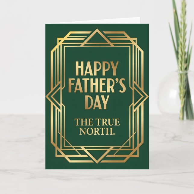 True North Father's Day Card (Front)