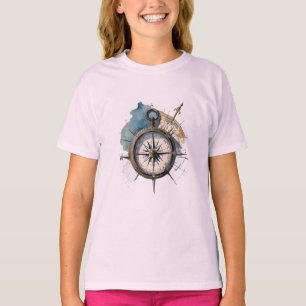 True North Guided by Direction Compass of the Soul T-Shirt