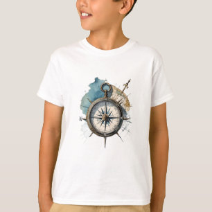 True North Guided by Direction Compass of the Soul T-Shirt