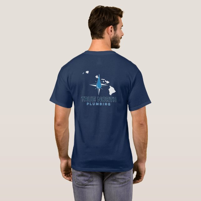 True North Plumbing T-Shirt (Back Full)