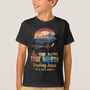 True North Trusting Jesus In A Wild World Vbs 2025 T-Shirt