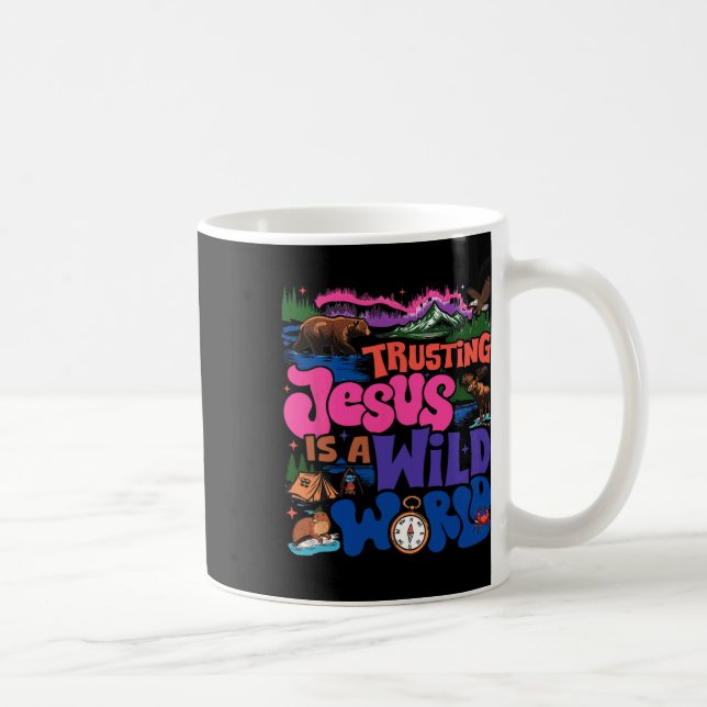 True North Vbs 2025 Trusting Jesus Wilderness Chri Coffee Mug (Right)