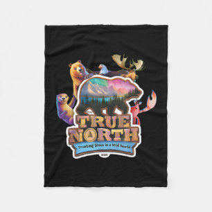 True North Vbs 2025 Trusting Jesus Wilderness Chri Fleece Blanket