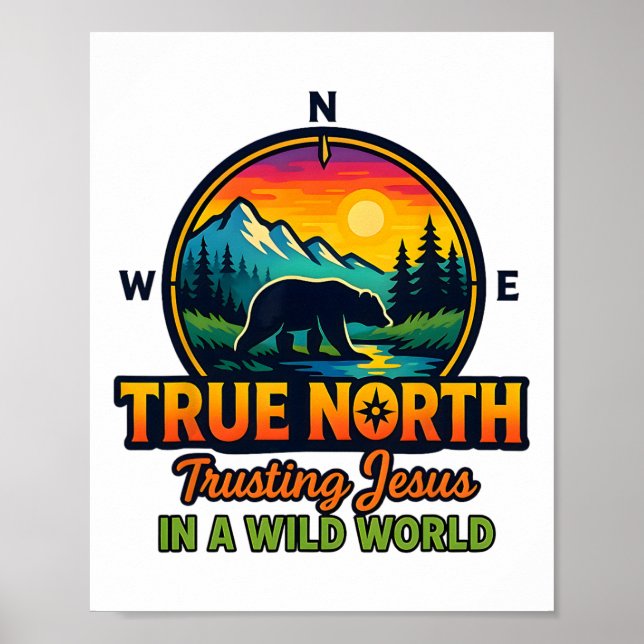 True North Vbs 2025 Trusting Jesus Wilderness Chri Poster (Front)