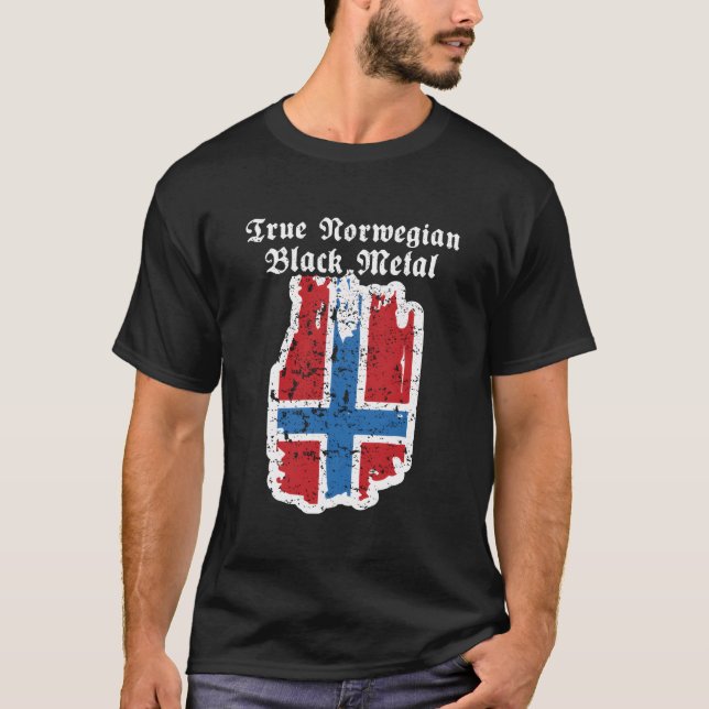 True Norwegian Black Metal T-Shirt (Front)