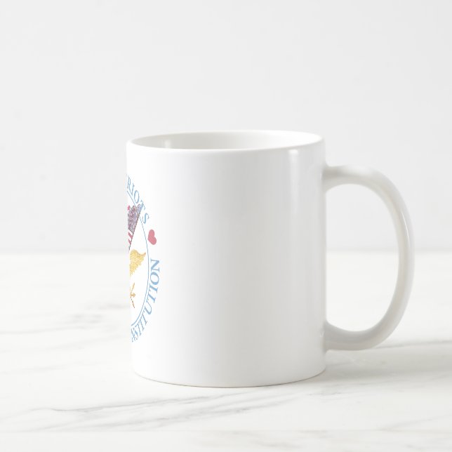 TRUE PATRIOTS DEFEND THE CONSTITUTION COFFEE MUG (Right)