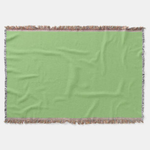 True Pistachio Green Throw Blanket