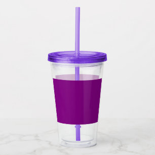 True Purple Acrylic Tumbler