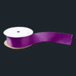 True Purple Satin Ribbon<br><div class="desc">Wearing purple symbolises royalty,  grandeur,  independence,  wisdom,  devotion,  extravagance,  pride,  and creativity,  just to mention a few. And yes,  the association with wealth is still made today. Beware though,  for purple can also symbolise arrogance.</div>