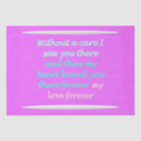 True Romance poem pattern pink