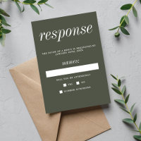 True Simplicity 2 Camo Green Minimalist Wedding