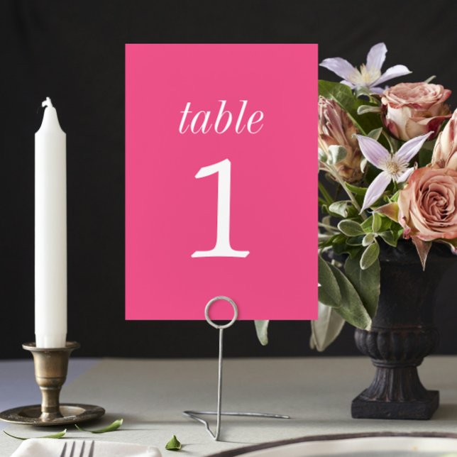 True Simplicity 2 Carnation Wedding Table Number (Creator Uploaded)