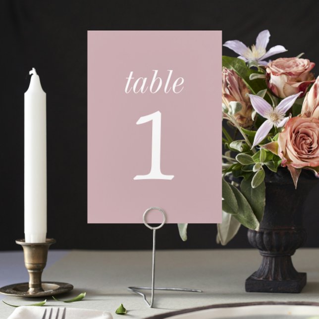 True Simplicity 2 Moonlight Wedding Table Number (Creator Uploaded)