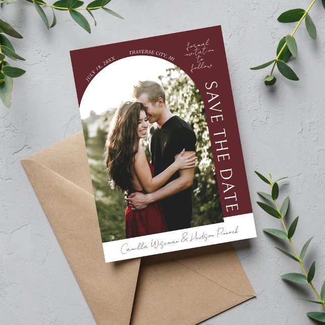 True Simplicity 4 | Deep Burgundy | Save The Date (Creator Uploaded)