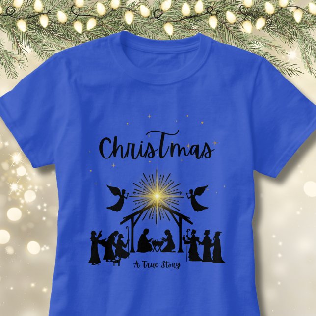 True Story Christian Christmas Nativity Jesus T-Shirt (Creator Uploaded)