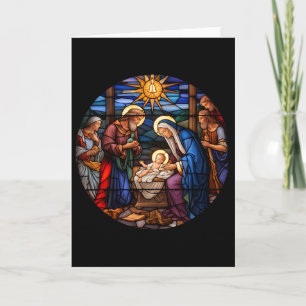 True Story Christmas Nativity Jesus Christian Men Card