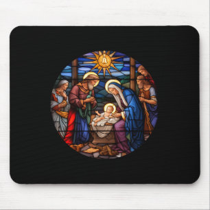 True Story Christmas Nativity Jesus Christian Men  Mouse Pad