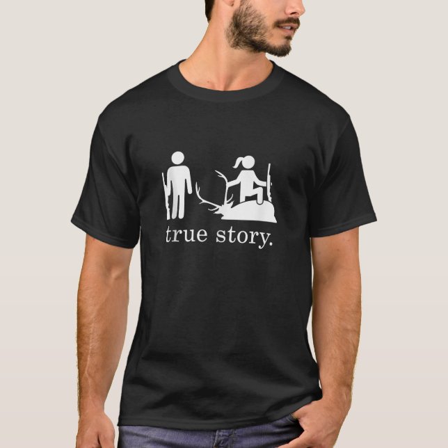 True Story Hunting Tank Top (Front)