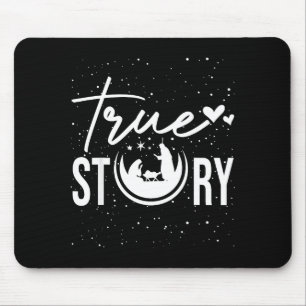 True Story Nativity Scene Christian Christmas Xmas Mouse Pad
