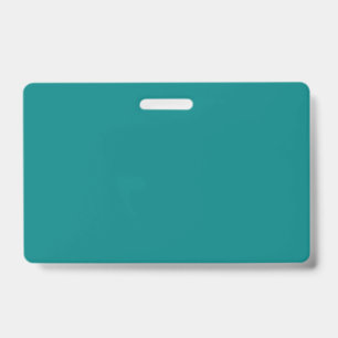 True Teal ID Badge